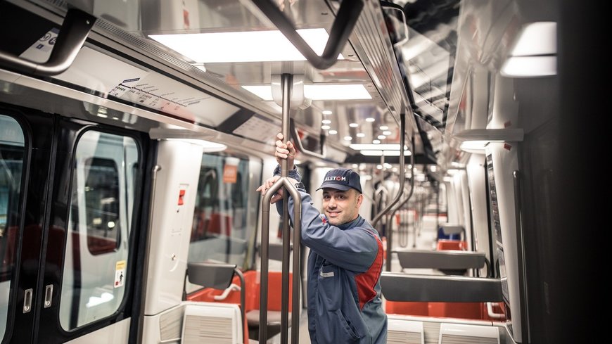 Alstom's new automatic MP14 metro enters commercial service on the Line 14 extension in Paris and its region